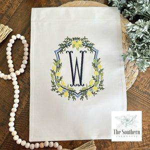 Canvas Garden Banner - Limoncello Crest