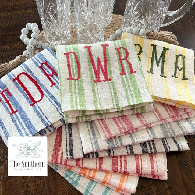 Farmhouse Striped Towel